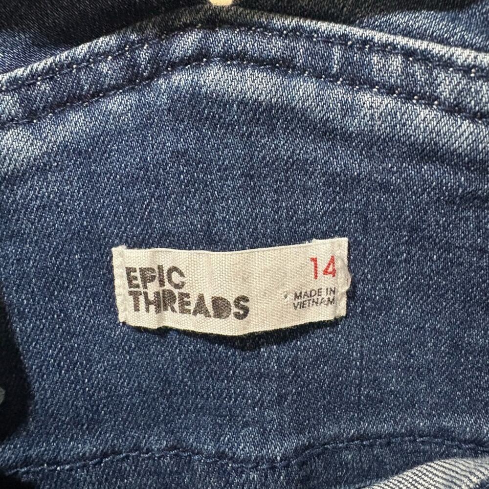 Epic Threads Blue Denim Dress - Picture 3 of 3
